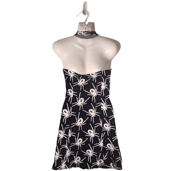 Betsey Johnson Spider Halter Mini Dress - Picture 2 of 3